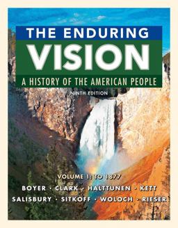 MindTap History, 1 Term (6 Months) Printed Access Card for Boyer/Clark/Halttunen/Kett/Salisbury/Sitkoff/Woloch/Rieser's the Enduring Vision: a History of the American People, Volume I: To 1877, 9th
