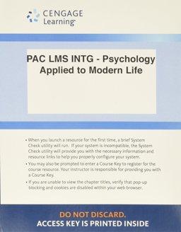 LMS Integrated MindTap Psychology, 1 Term (6 Months) Printed Access Card for Weiten/Dunn/Hammer's Psychology Applied to Modern Life: Adjustment in the 21st Century, 12th