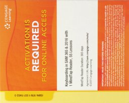 Keyboarding in SAM 365 and 2016 with MindTap Reader, 55 Lessons, 2 Terms (12 Months), Printed Access Card