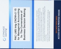 Managerial Accounting Managerial Accounting