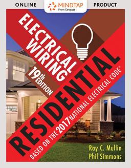 MindTap Electrical, 2 Terms (12 Months) Printed Access for Mullin/Simmons' Electrical Wiring Residential, 19th
