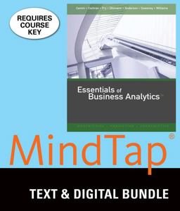 Bundle: Essentials of Business Analytics, Loose-Leaf Version, 2nd + MindTap Business Statistics, 1 Term (6 Months) Printed Access Card