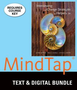 Bundle: Interviewing and Change Strategies for Helpers, Loose-Leaf Version, 8th + MindTap Counseling, 1 Term (6 Months) Printed Access Card 8th 9781337129930 Front Cover