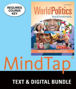 Bundle: World Politics: Trend and Transformation, Loose-Leaf Version, 16th + MindTap Political Science, 1 Term (6 Months) Printed Access Card 16th 9781337130585 Front Cover