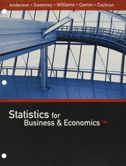 Bundle: Statistics for Business and Economics, Loose-Leaf Version, 13th + MindTap Business Statistics with XLSTAT, 1 Term (6 Months) Printed Access Card