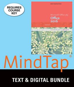Bundle: New Perspectives Microsoft Office 365 and Office 2016: Intermediate + LMS Integrated MindTap Computing, 1 Term (6 Months) Printed Access Card