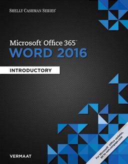 Shelly Cashman Series Microsoft Office 365 and Word 2016 Introductory, Loose-Leaf Version  9781337251136 Front Cover