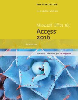 New Perspectives Microsoft Office 365 & Access 2016: Introductory  9781337251419 Front Cover