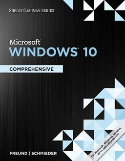 Shelly Cashman Series Microsoft Windows 10 Comprehensive, Loose-Leaf Version  9781337251679 Front Cover