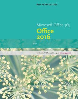 New Perspectives Microsoft Office 365 and Office 2016 Brief, Loose-Leaf Version  9781337251952 Front Cover