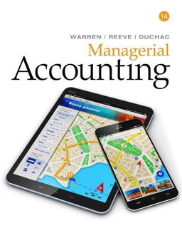 Managerial Accounting Managerial Accounting