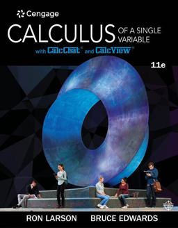 Student Solutions Manual for Larson/Edwards' Calculus of a Single Variable, 11th 11th 9781337275385 Front Cover