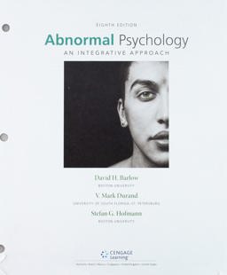 Abnormal Psychology: an Integrative Approach, Loose-Leaf Version