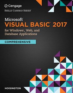 Microsoft Visual Basic 2017 for Windows Applications Introductory  9781337279208 Front Cover