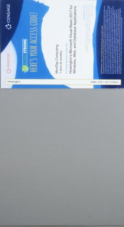MindTap Programming, 1 Term (6 Months) Printed Access Card for Hoisington's Microsoft Visual Basic Windows, Web, Windows Store and Database Apps