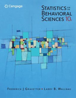 MindTap Psychology for Gravetter/Wallnau's Statistics for The Behavioral Sciences [Instant Access], 2 terms (12 months) 10th 9781337280761 Front Cover