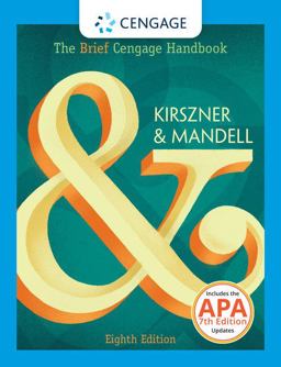 The Brief Cengage Handbook, 2016 Mla Update:  9781337280983 Front Cover