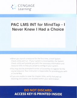 LMS Integrated MindTap Counseling, 1 Term (6 Months) Printed Access Card for Corey/Corey/Muratori's I Never Knew I Had a Choice: Explorations in Personal Growth, 11th