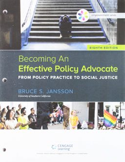 Becoming an Effective Policy Advocate, Loose-Leaf Version 8th 9781337283861 Front Cover