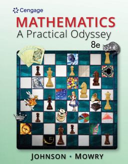 Bundle: Mathematics: a Practical Odyssey, 8th + WebAssign Printed Access Card for Johnson/Mowry's Mathematics: a Practical Odyssey, 8th Edition, Single-Term 8th 9781337349611 Front Cover