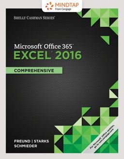 Bundle: Shelly Cashman Series Microsoft Office 365 and Excel 2016: Comprehensive, Loose-Leaf Version + LMS Integrated MindTap Computing, 1 Term (6 Months) Printed Access Card