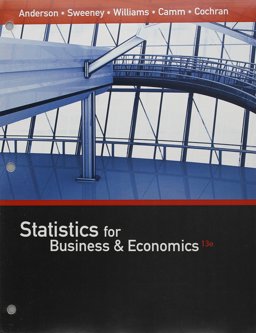 Bundle: Statistics for Business and Economics, Loose-Leaf Version, 13th + MiniTab, 2 Terms (12 Months) Printed Access Card