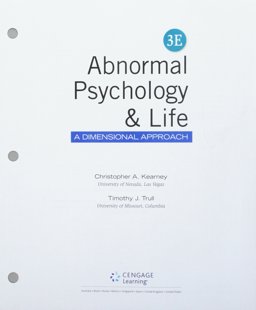 Abnormal Psychology and Life + Mindtap Psychology, 1 Term - 6 Months Access Card: A Dimensional Approach  9781337380782 Front Cover