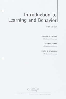 Bundle: Introduction to Learning and Behavior, Loose-Leaf Version, 5th + MindTap Psychology, 1 Term (6 Months) Printed Access Card 5th 9781337381284 Front Cover