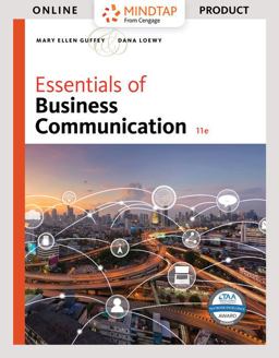 MindTap for Guffey/Loewy's Essentials of Business Communication, 1 Term Printed Access Card