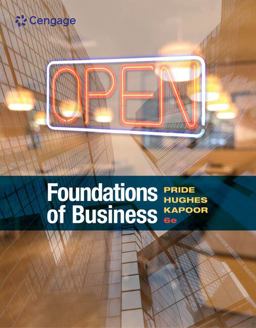 MindTap Introduction to Business, 1 Term (6 Months) Printed Access Card for Pride/Hughes/Kapoor's Foundations of Business, 6th