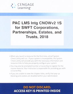 LMS Integrated CengageNOWv2, 1 Term Printed Access Card for Hoffman/Raabe/Young/Nellen/Maloney's South-Western Federal Taxation 2018: Corporations, Partnerships, Estates and Trusts, 41st