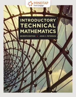 MindTap Applied Math for Peterson/Smith's Introductory Technical Mathematics, 7th Edition [Instant Access], 2 terms (12 months) 7th 9781337397759 Front Cover
