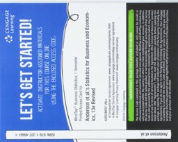 MindTap Business Statistics with XLSTAT, 1 Term (6 Months) Printed Access Card for Anderson/Sweeney/Williams/Camm/Cochran's Statistics for Business and Economics, Revised, 13th