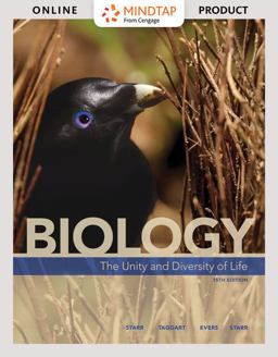 MindTap Biology, 1 Term (6 Months) Printed Access Card for Starr/Taggart/Evers/Starr's Biology: the Unity and Diversity of Life