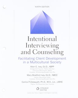 Bundle: Intentional Interviewing and Counseling: Facilitating Client Development in a Multicultural Society, Loose-Leaf Version, 9th + LMS Integrated MindTap Counseling, 1 Term (6 Months) Printed Access Card 9th 9781337496971 Front Cover