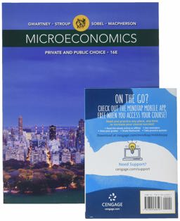Bundle: Microeconomics: Private and Public Choice, 16th + MindTap Economics, 1 Term (6 Months) Printed Access Card