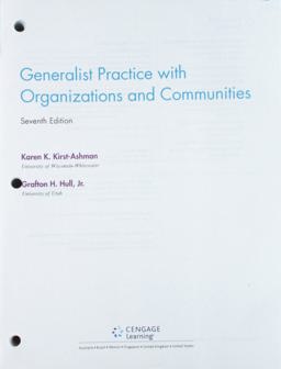Bundle: Empowerment Series: Generalist Practice with Organizations and Communities, Loose-Leaf Version, 7th + MindTap Social Work, 1 Term (6 Months) Printed Access Card 7th 9781337536912 Front Cover