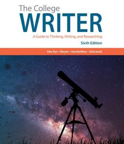 COLLEGE WRITER (CLOTH)-W/MINDTAP ACCESS  9781337546263 Front Cover