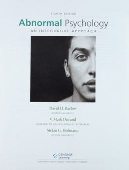 Bundle: Abnormal Psychology: an Integrative Approach, Loose-Leaf Version, 8th + MindTap Psychology, 1 Term (6 Months) Printed Access Card