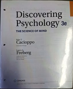 DISCOVERING PSYCHOLOGY (LOOSELEAF)  9781337561860 Front Cover