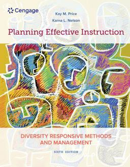 MindTap Education, 1 Term (6 Months) Printed Access Card for Price/Nelson's Planning Effective Instruction: Diversity Responsive Methods and Management, 6th MindTap Education, 1 Term (6 Months) Printed Access Card for Price/Nelson's Planning Effective Instruction: Diversity Responsive Methods and Management, 6th