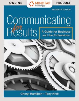 Bundle: Communicating for Results, Loose-Leaf Version, 11e + MindTap Communication, 1 Term (6 Months) Printed Access Card 11th 9781337574358 Front Cover