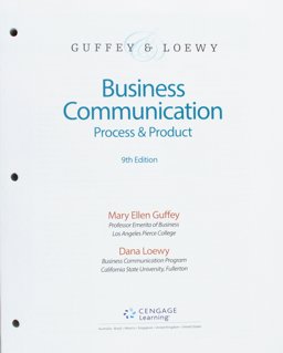 Bundle: Business Communication: Process and Product, Loose-Leaf Version, 9th + LMS Integrated MindTap Business Communication, 1 Term (6 Months) Printed Access Card