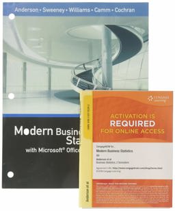 Bundle: Modern Business Statistics with Microsoft Office Excel, Loose-Leaf Version, 6th + CengageNOW, 2 Terms Printed Access Card