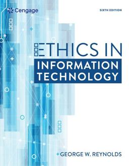 Bundle: Ethics in Information Technology, 6h + MindTap Ethics, 1term (6 Months) Printed Access Card 6th 9781337590167 Front Cover