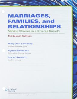 Bundle: Marriages, Families, and Relationships: Making Choices in a Diverse Society, Loose-Leaf Version, 13th + MindTap Sociology, 1 Term (6 Months) Printed Access Card 13th 9781337593441 Front Cover