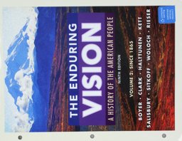 Bundle: the Enduring Vision, Volume II: since 1865, Loose-Leaf Version, 9th + LMS Integrated for MindTap History, 1 Term (6 Months) Printed Access Card