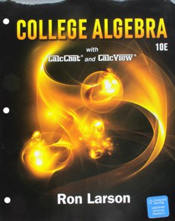 Bundle: College Algebra, Loose-Leaf Version, 10th + WebAssign, Single-Term Printed Access Card