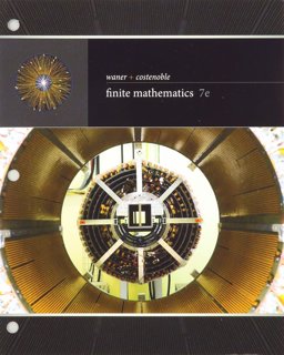 Bundle: Finite Mathematics, Loose-Leaf Version, 7th + WebAssign, Single-Term Printed Access Card 7th 9781337604949 Front Cover
