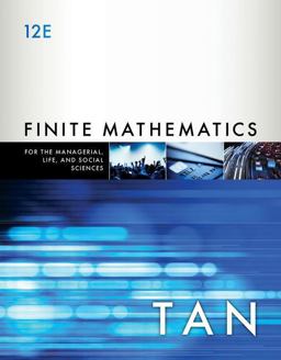 Bundle: Finite Mathematics for the Managerial, Life, and Social Sciences, 12th + WebAssign, Single-Term Printed Access Card 12th 9781337604987 Front Cover